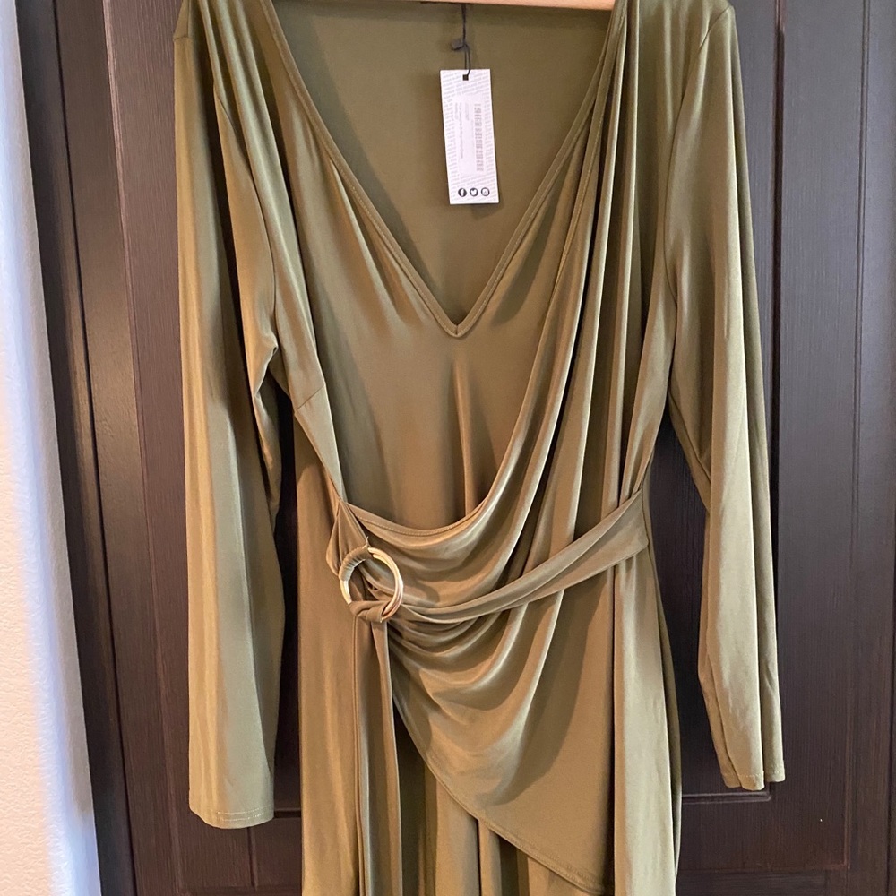 Boohoo Wrap Dress